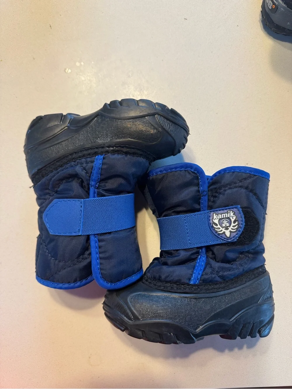 Kamik Kids Navy and Royal Blue Winter Boots